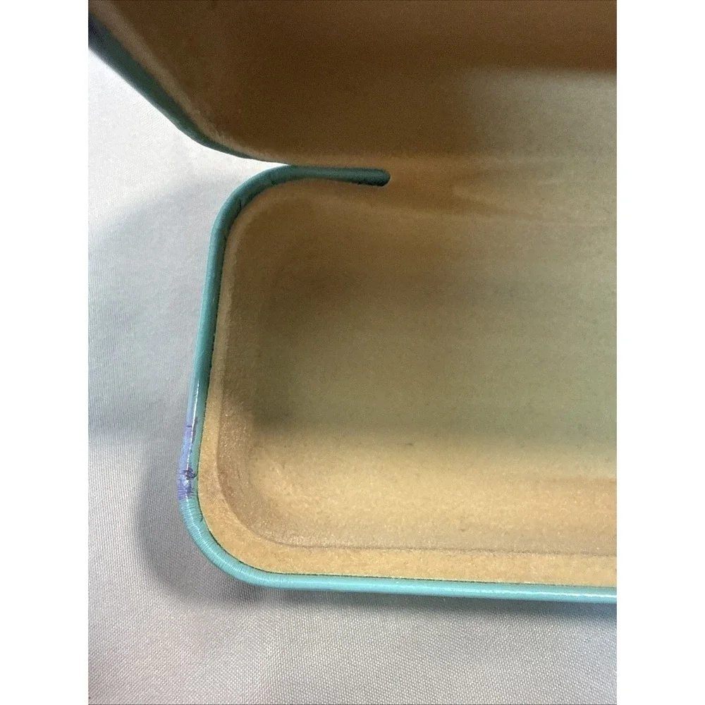 Authentic Tiffany & Co. Hard Clamshell Eyeglass Sunglasses Case Only Blue